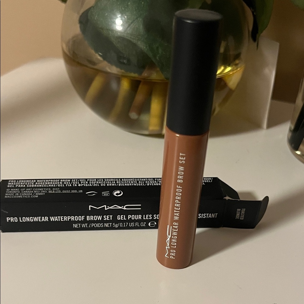 MAC Cosmetics Pro Longwear Waterproof Brow Set - Warm Brown Shade Toasted Blonde